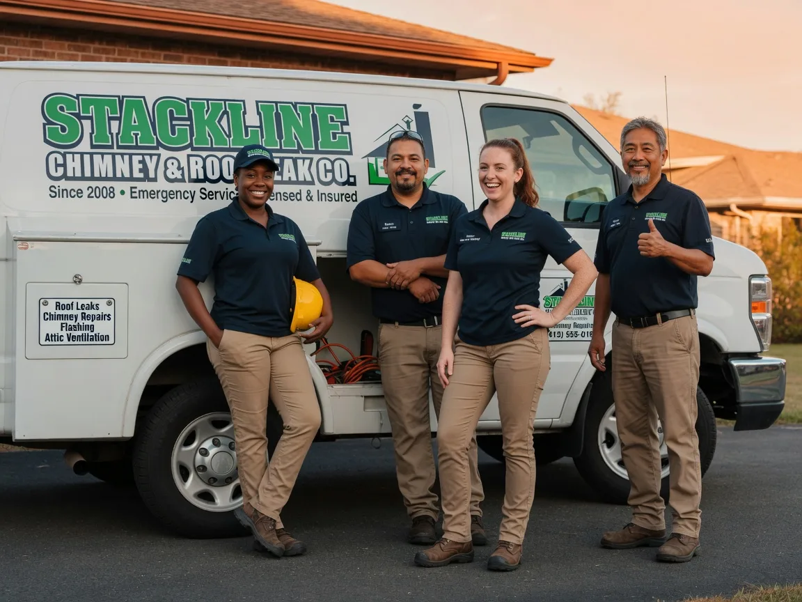 Chimney flashing repair company in Leander, TX